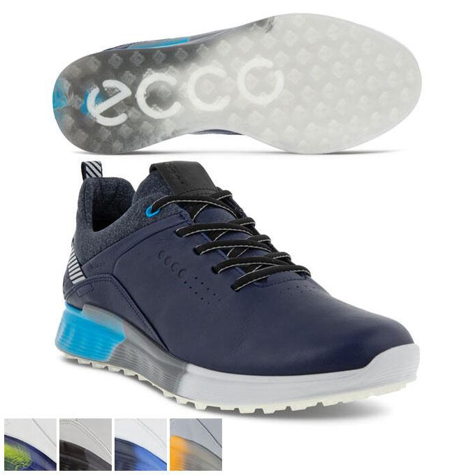 ECCO 2022 S-Three Spikeless Golf Shoes 5/5.5 /White