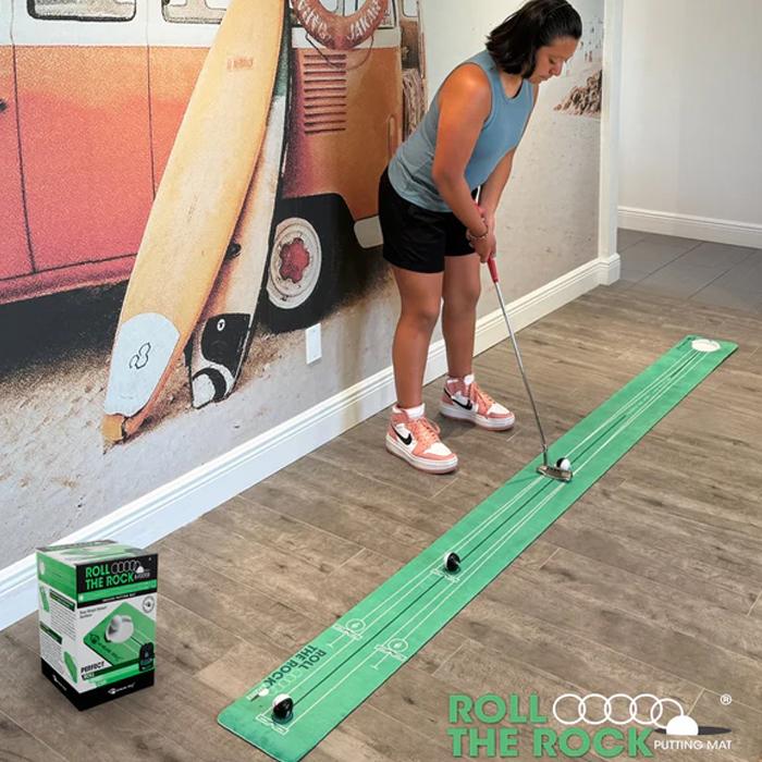 Eyeline Golf Roll The Rock Putting Mat - 8 Footer