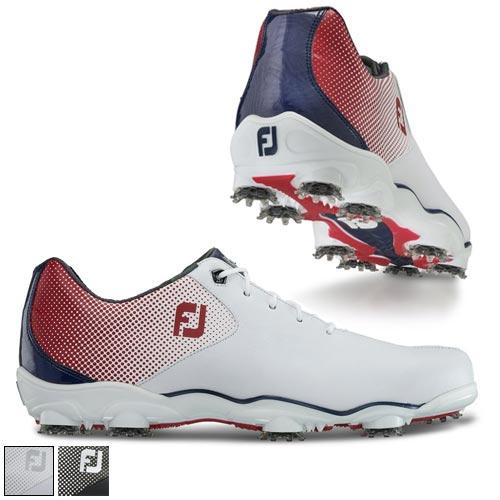 Footjoy D.N.A. Helix Shoes-Previous Season Style 7.0/White/Silver /W