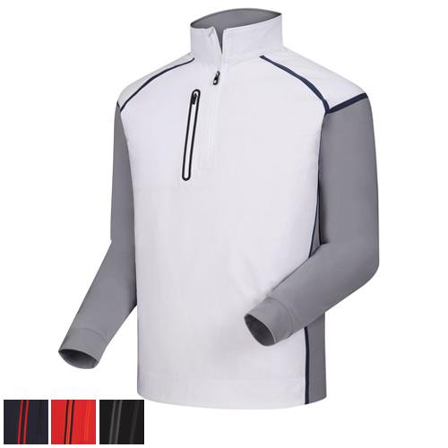 FootJoy Wind Tech Pullovers (Previous Season Style) S/Black/Charcoal