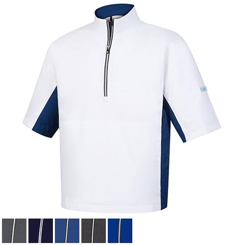 FootJoy FJ HydroLite Short Sleeve Rain Shirts M/Twilight/Bule Marlin