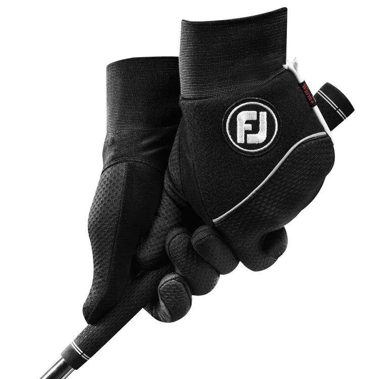 FootJoy Ladies WinterSof Pair Gloves M/Black/Regular Pair (67409E-M)