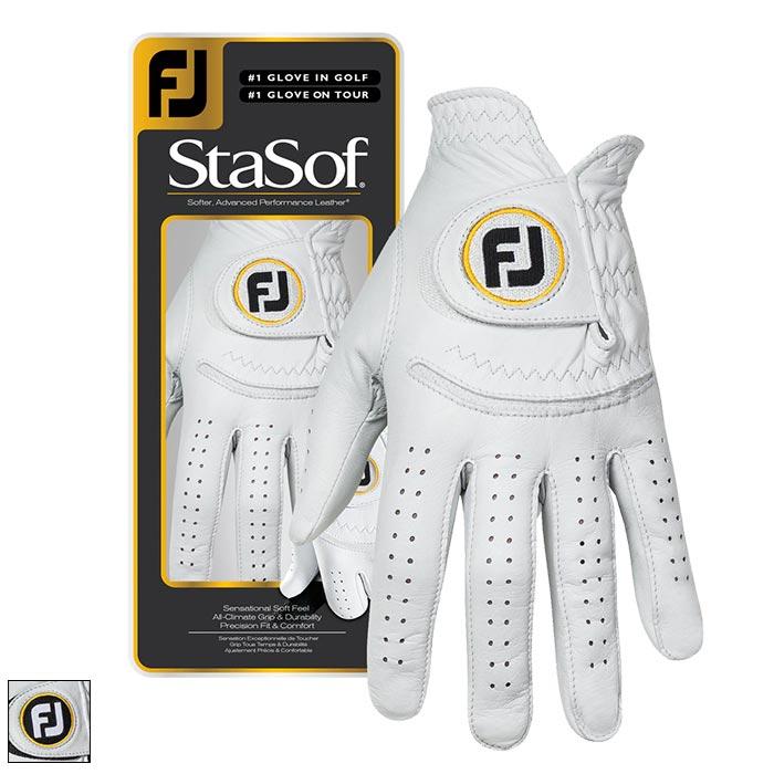 FootJoy 2020 Ladies StaSof Golf Glove L/Pearl/White /LH/Regular