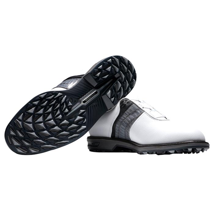 Footjoy Premiere Spikeless BOA Series shoes-Previous Season Style 11.0/White/Gray/Black /N