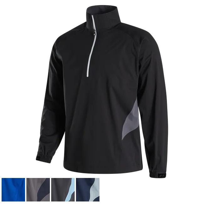 FootJoy HydroKnit Pullover 2XL/Charcoal/Light Blue