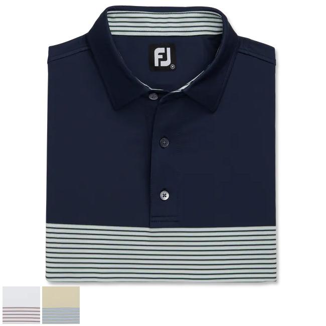 Footjoy Color Block Lisle Self Collar XL/Lemonade/White/Dove Grey