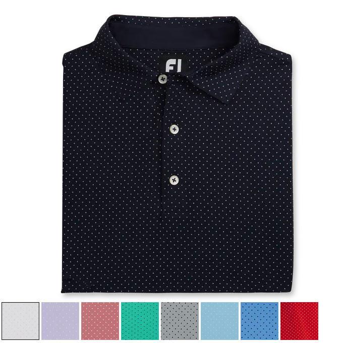 FootJoy Stretch Lisle Dot Print Self Collar 3XL/Navy