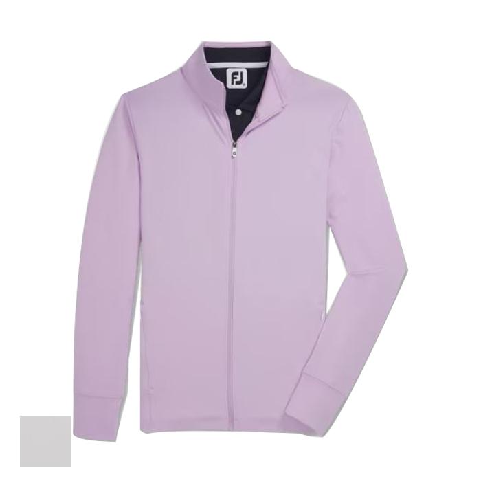 FootJoy Full-Zip Knit Mid-Layer Women L/Orchid Bloom
