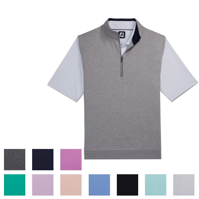 FootJoy Half-Zip Jersey Vest S/Black