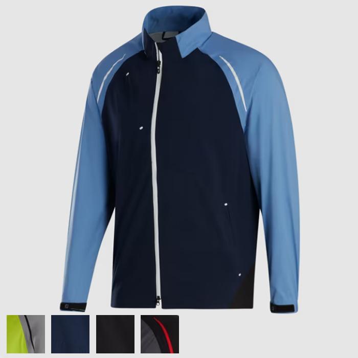 FootJoy Select LS Rain Jacket XL/Lime / Grey / Black