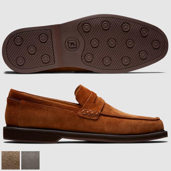 FootJoy Suede Loafer Shoes 8.0/Tan/Tan /M