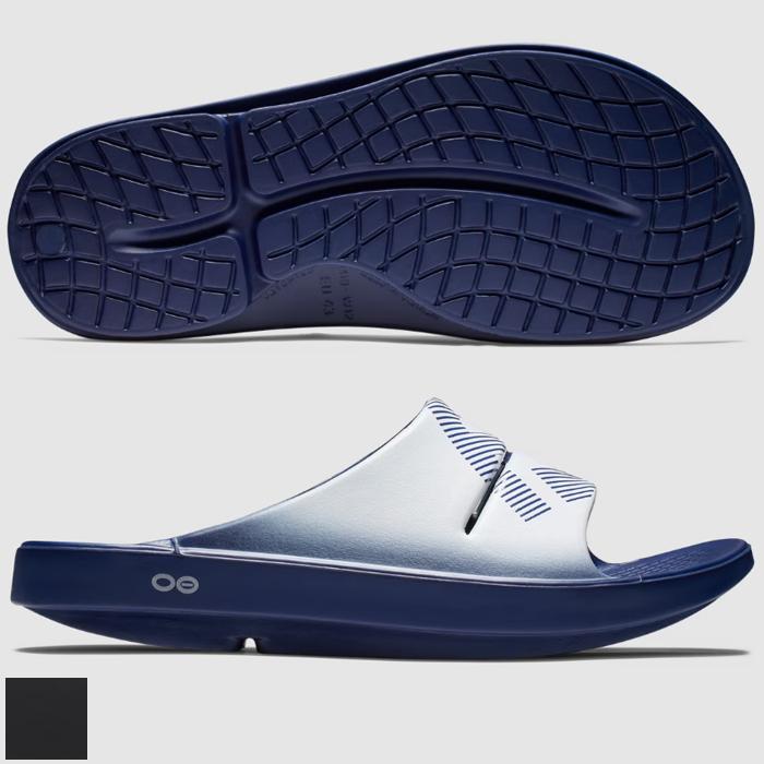 FootJoy FJ x OOFOS OOahh Sport Slide Unisex 12.0/Navy/M