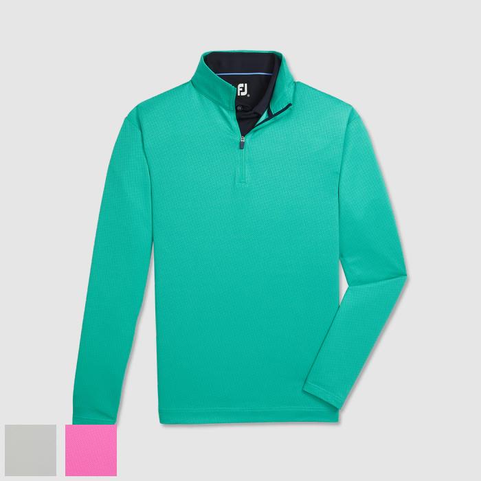 FootJoy Tonal Pinwheel Mid-Layer S/Emerald