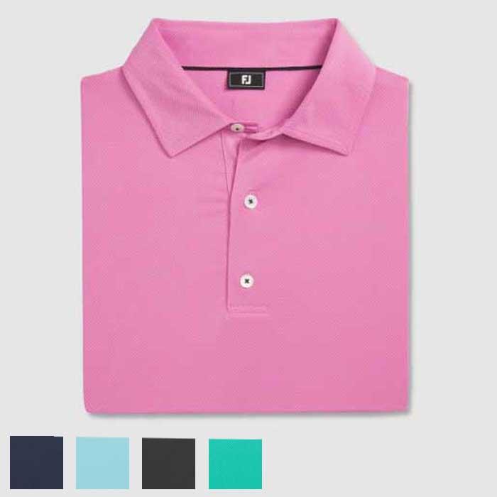 FootJoy Tonal Dot Lisle Shirt M/Pink