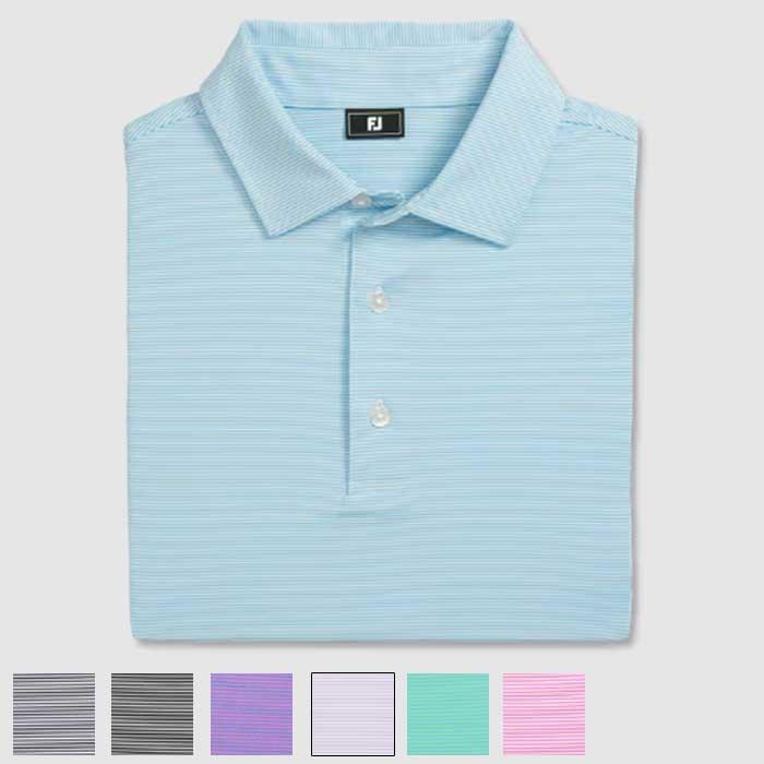 FootJoy MicroFeeder Stripe Lisle L/Pink/White