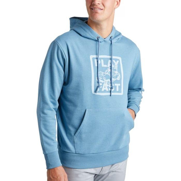 FootJoy Heritage Golf Cart Graphic Hoodie 2XL/Light Blue