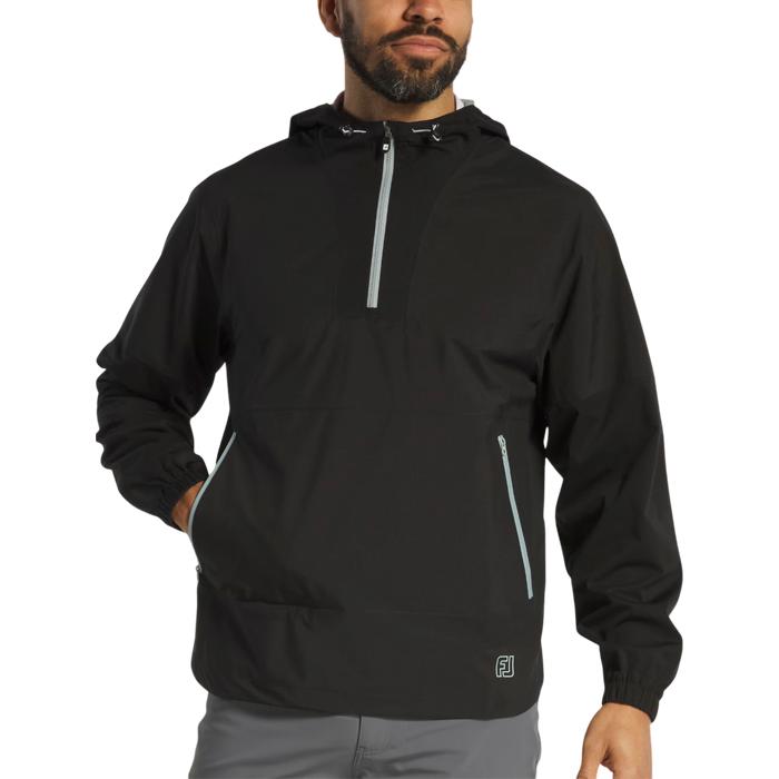 FootJoy HydroLite X Rain Hoodie - Black L