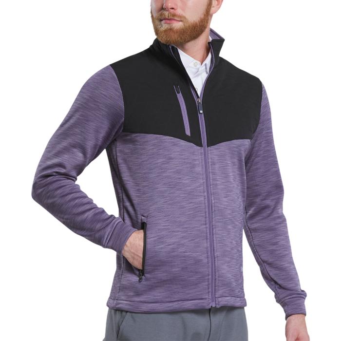 FootJoy ThermoSeries Full-Zip Hybrid - Purple / Black XL