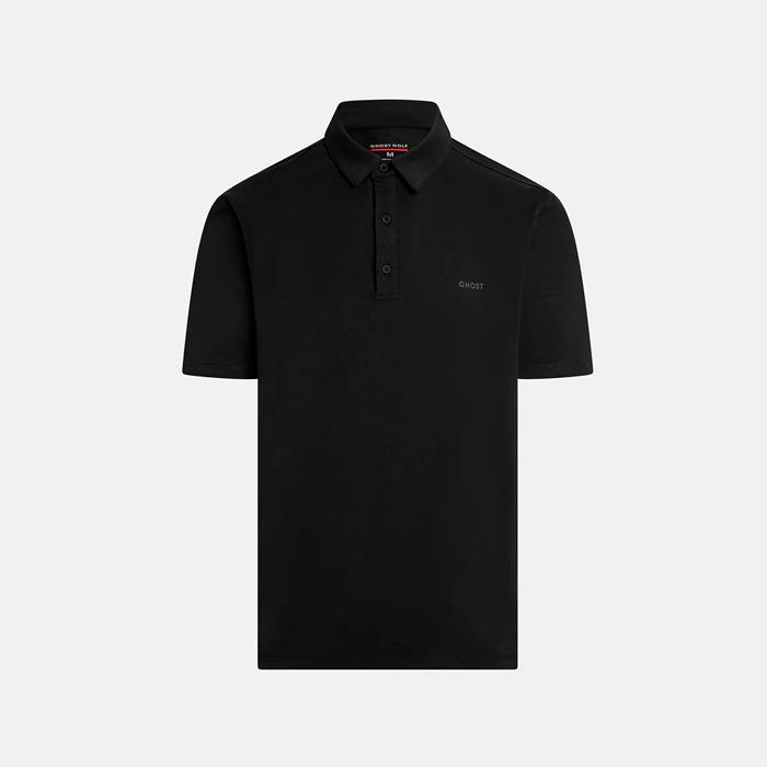 GHOST GOLF POLO - Black XXL