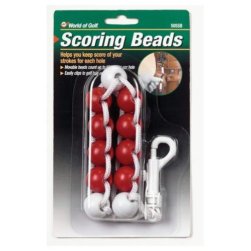 Jef World of Golf Scoring Beads Red/White