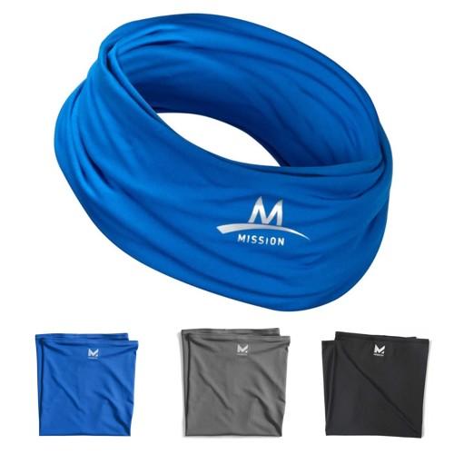 Mission Cooling Neck Gaiter Face Mask Blue