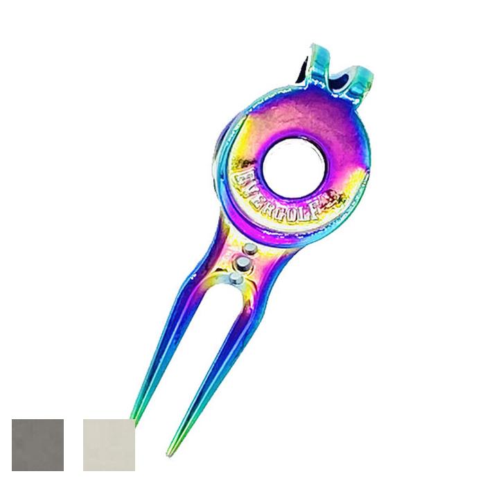EverGolf Slick Divot Tool - w/ Clip Rainbow