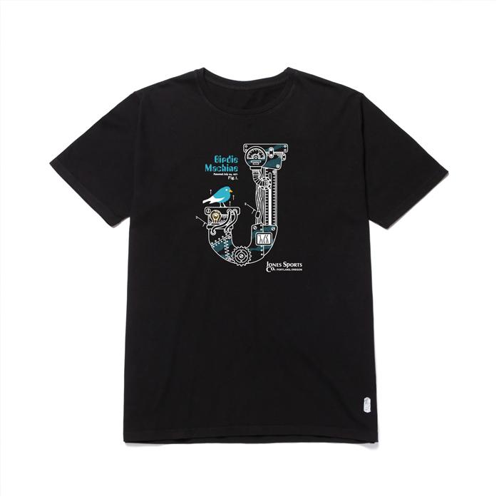 Jones Birdie Machine Tee Shirt M/Black