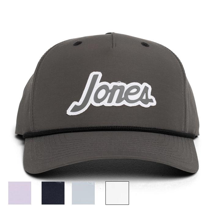 Jones Retro Script Rope Hat Charcoal