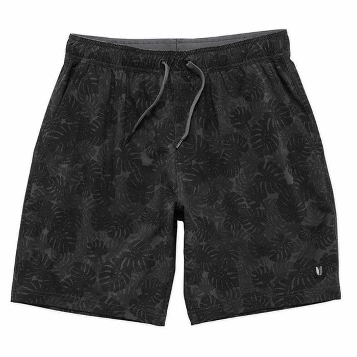 Linksoul Printed Stormer Short M/BLACK MONSTERA