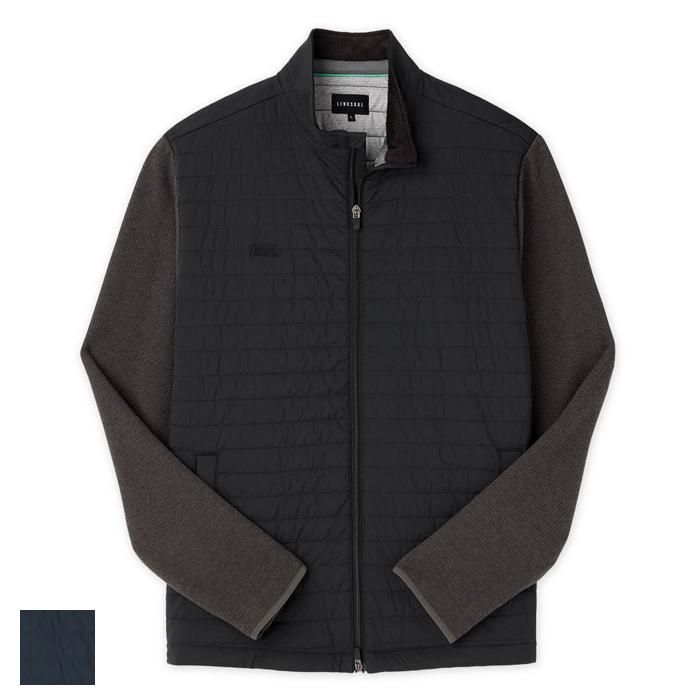 Linksoul Bandon PrimaLoft Quilted Hybrid Full-Zip Jacket L/black