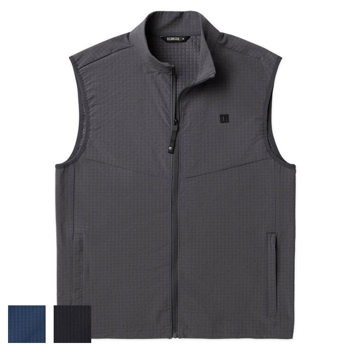 Linksoul Cassidy Grid Fleece Vest S/true black