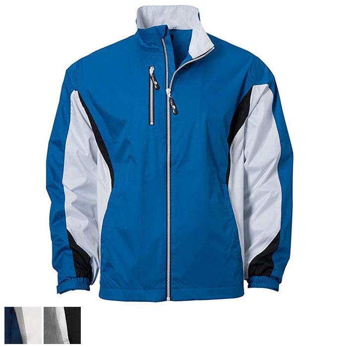 The Weather Apparel Company HiTech Performance Jacket 2XL/Black/Light Gray/White
