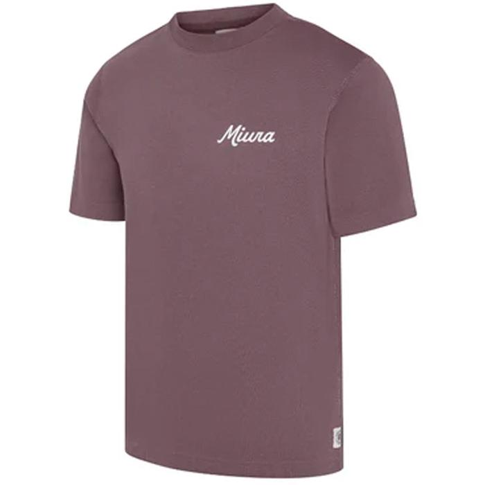 Miura Autumn Script Tee - Mauve XL