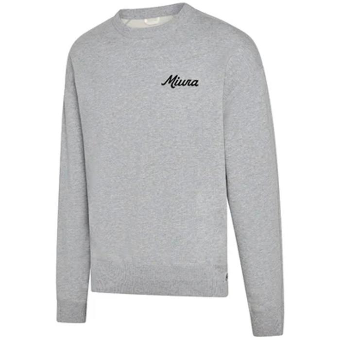 Miura Script Crewneck - Heather Grey/Black M