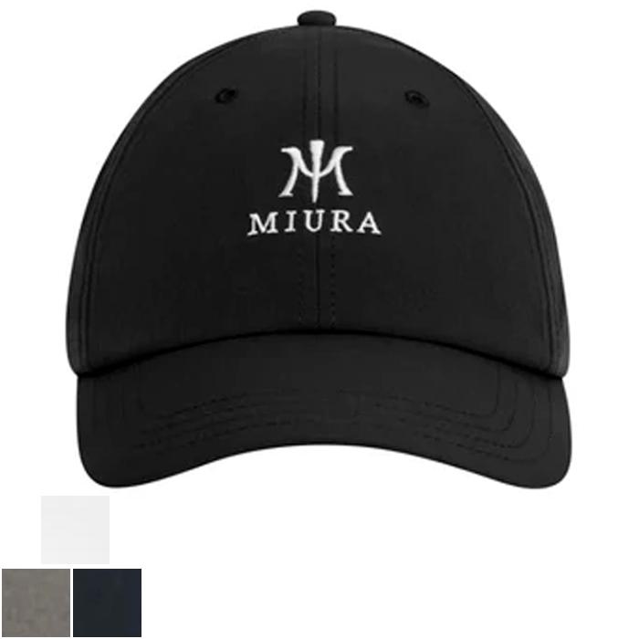 Miura Stacked M Logo Dad Hat White