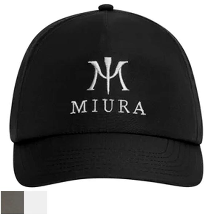 Miura Stacked M Logo Half Structure Hat Grey