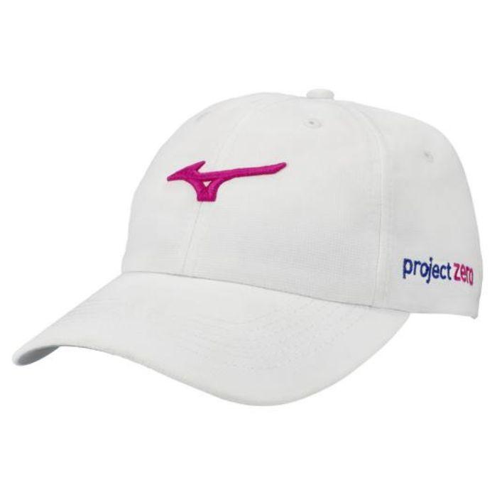Mizuno Project Zero Tour Adjustable LW Cap White-Pink
