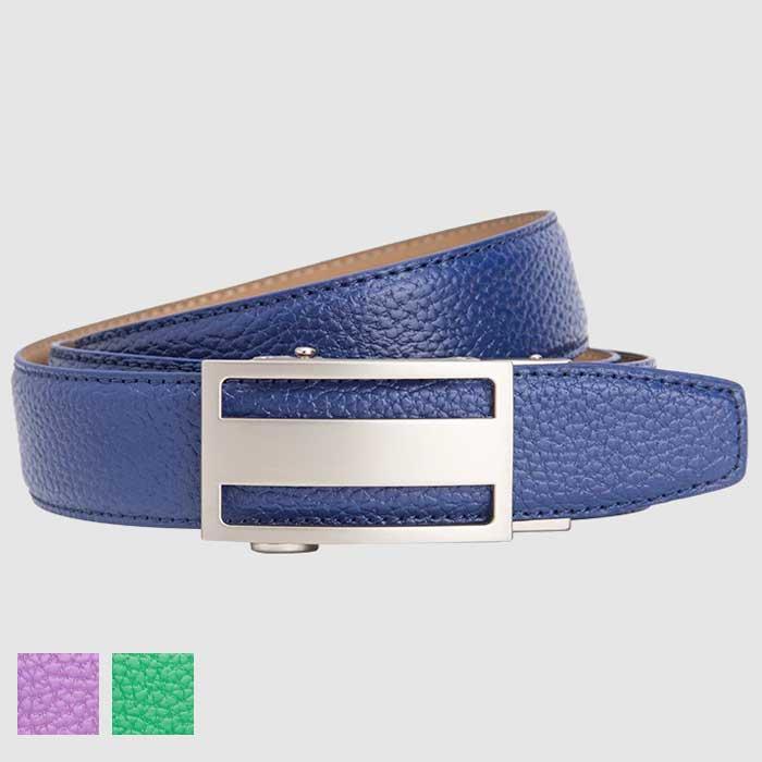 Nexbelt Classic Pebble Grain Belts Navy