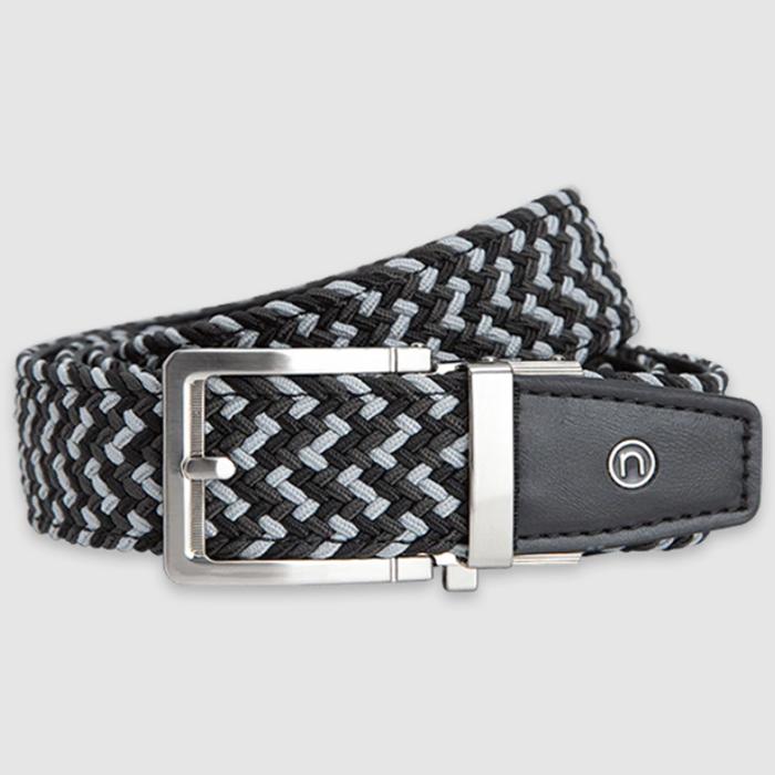 Nexbelt Braided Charcoal Golf Belt 1 3/8 Inches Strap/GREY