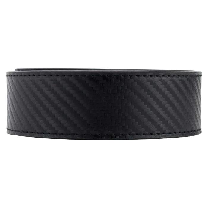 Nexbelt Carbon Black 1 3/8 Leather Dress Strap Black