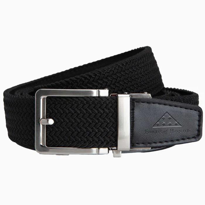 Nexbelt FoH Braided Black Stamped Tip Golf Belt