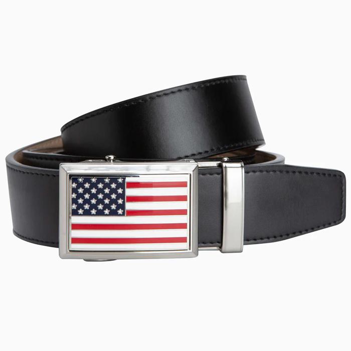 Nexbelt Heritage USA Flag Black Golf Belt