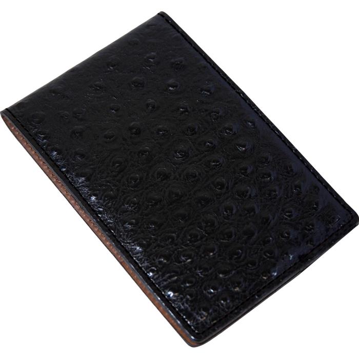 Nexbelt Scorecard Holder Ostrich - Black w/ Black Thread