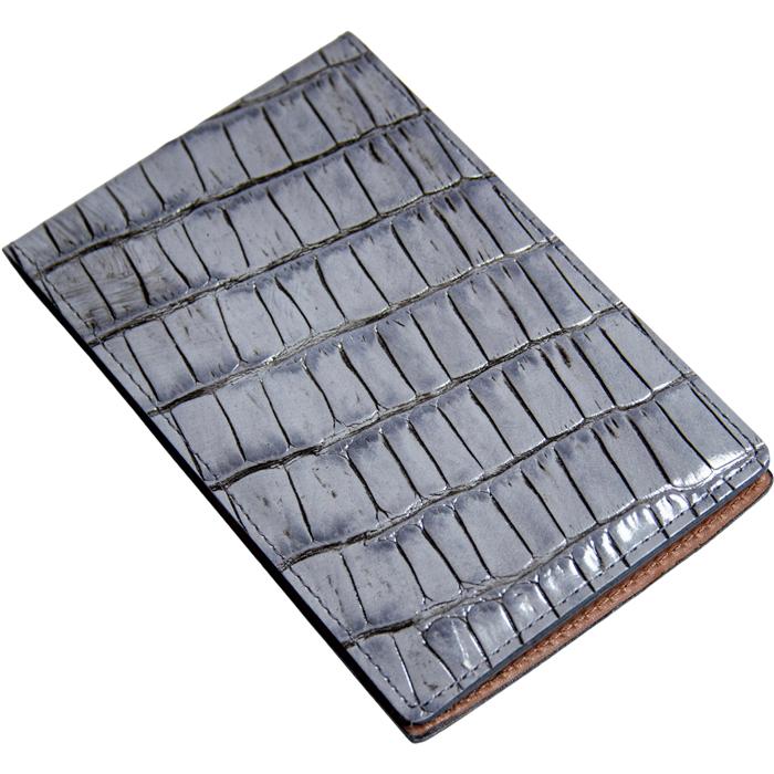 Nexbelt Scorecard Holder Crocodile - Dark Grey w/ Grey Thread