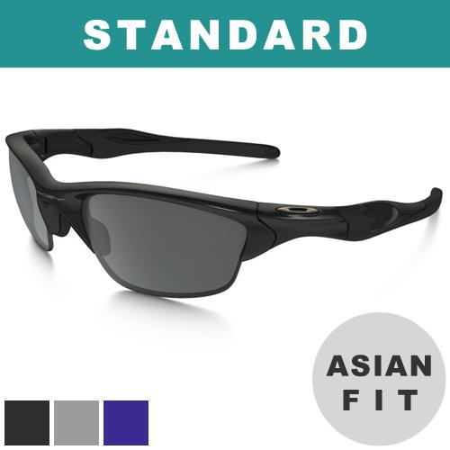 Oakley Standard Half Jacket 2.0 Asian Fit Sunglasses Polished Black/Black Iridium