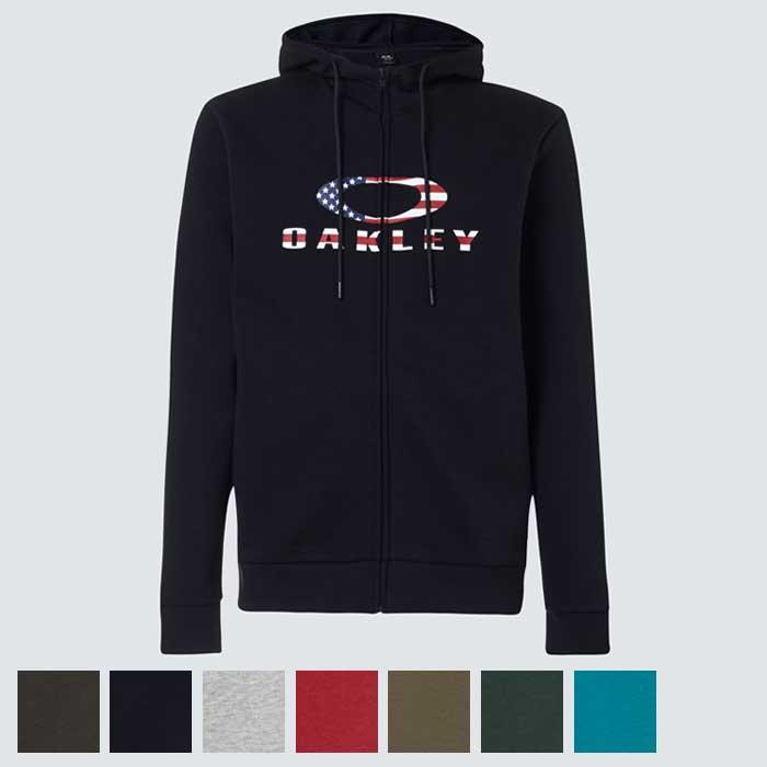 Oakley Bark FZ Hoodie 2.0 L/Black/American Flag