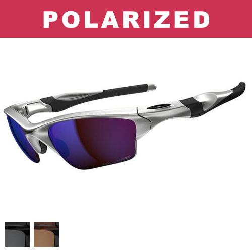 Oakley Polarized HALF JACKET 2.0 XL Sunglasses M /Black Iridium Polarized Lenses/Polished Black Frame