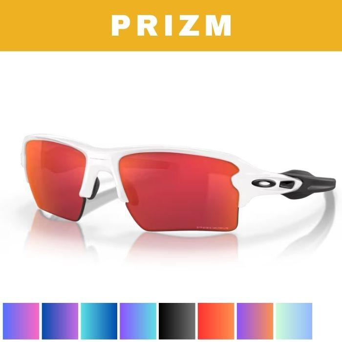 Oakley Flak 2.0 XL Prizm Sunglasses S /Prizm Field Lenses/Polished White Frame