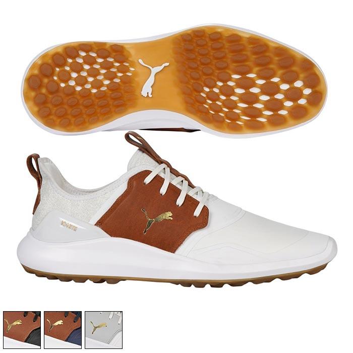 PUMA IGNITE NXT Crafted Golf Shoes 9.0/Peacoat/Leather Brown