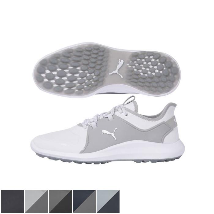 Puma Ignite Fasten8 Golf Shoes 9.0/Puma White / Puma Silver / High Rise /Standard